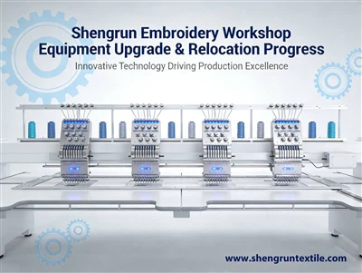Die Shengrun-Stickwerkstatt treibt die Modernisierung und Verlagerung ihrer A...