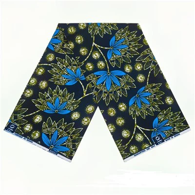 Afrikanischer Stoff mit Wachsdruck